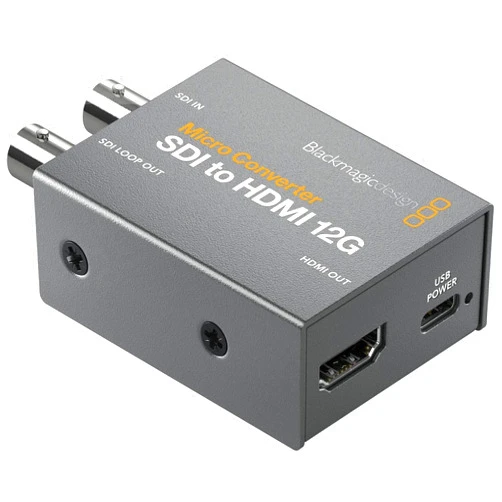 Blackmagic Design Micro Converter SDI to HDMI 12G Gray