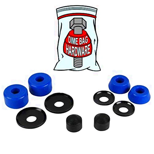Dime Bag Hardware Skateboard Truck Rebuild Kit Bushings Washers Pivot Cups for 2 Trucks