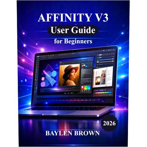 BAYLEN BROWN Affinity V3 User Guide for Beginners: A Step-by-Step Manual to Master Design, Photo Editing, and Layout with Ease