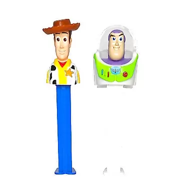 PEZ Candy Pez Toy Story 4 Candy Dispenser Set – Woody and Buzz Lightyear Pez Dispensers with 2 Pez Candy Refills | Toy Story Candy | Toy Story Party Favors, Grab Bags