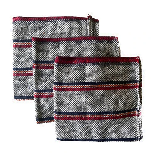 Generic Mexican Jerga to Mop The Floor - Made of Cotton - Set of 3 (Blue, 19 x 39 Inches), Red