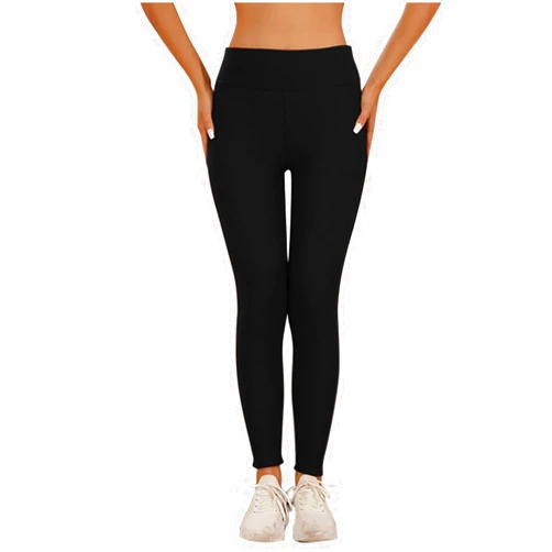 Cethrio Women's Fleece Lined Leggings High Waisted Winter Warm Leggings Thick Thermal Pants Workout Yoga Leggings Tights