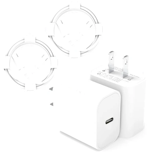 DJYQWIN iPhone 16 Charger Fast Charging, USB C Charger 2-Pack 20W Type C Charger Block for iPhone 16/15 / 14 / iPad Pro/AirPods and More (2-Pack 6 ft USB C Cable Included)