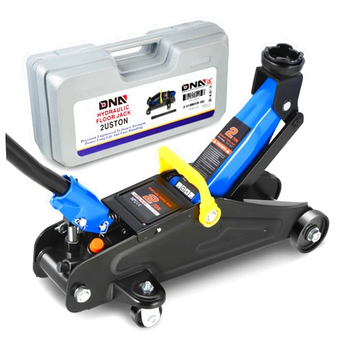 DNA MOTORING Low Profile Hydraulic Trolley Service/Floor Jack, 2 Ton (4000 lbs) Capacity, Lifting Range 5.1
