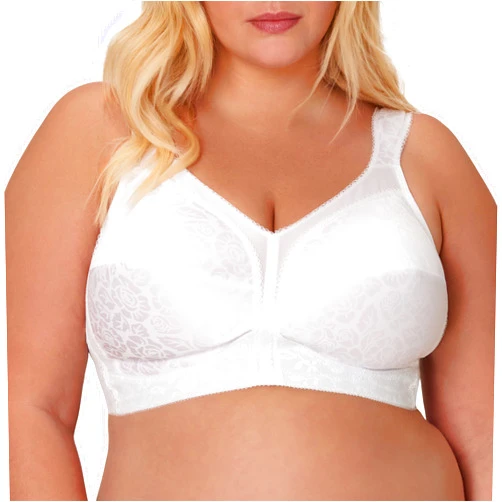 Playtex Women's Wireless Bra, 18 Hour Plus-Size Bras Available, Full Coverage, Smoothing, 4693, Single or 2-Pack