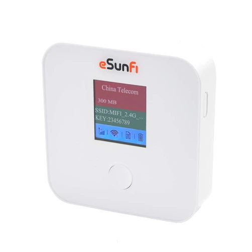 SUNHANS eSunFi 4G eSIM WiFi Mobile Hotspot Pocket Router Devices for Travel, No SIM Card Needed, No Contract, Supports Global eSIM Data Plan, Workable in 200+ Countries
