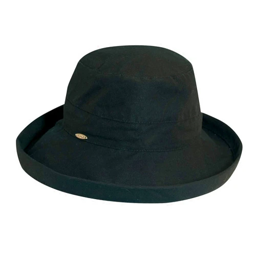 Scala Women's Medium Brim Cotton Hat