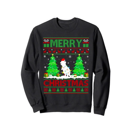 Quokka Ugly Christmas Style Gifts Ugly Sweater Christmas Tree Lighting Quokka Ugly Xmas Sweatshirt