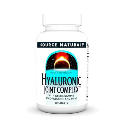 Source Naturals Hyaluronic Joint Complex with Glucosamine, Chondroitin & MSM Extra Strength - 60 Tablets
