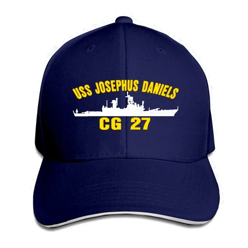 HONGHONGsan USS JOSEPHUS Daniels CG 27 DLG 27 Unisex Baseball Caps Plain Caps Jeans Caps Navy