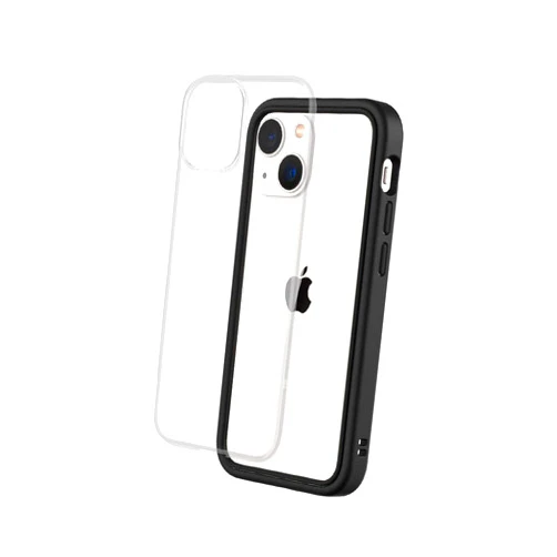 RhinoShield Modular Case Compatible with [iPhone 13 mini] | Mod NX - Customizable Shock Absorbent Heavy Duty Protective Cover 3.5M / 11ft Drop Protection - Black
