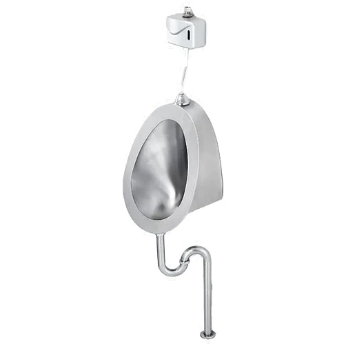 Snaweo 304 Stainless Steel Urinal, Men's Wall Mounted Sensor Urinal, Commercial Splash Proof Toilet with Automatic Flush System, for Bathrooms, Public Places(Color:Floor Row A)