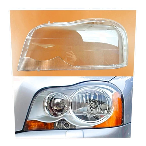 OQOUPLNF Headlamp Cover Lens Transparent Lampshade Headlight Shell Plexiglass Compatible for Volvo XC90 2004 2005 2006 2007 2008 2009 2010 2012 2013(Left)