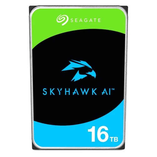 Seagate Skyhawk AI 16TB Video Internal Hard Drive HDD – 3.5 Inch SATA 6Gb/s 256MB Cache for DVR NVR Security Camera System with Drive Health Management and in-House Rescue Services (ST16000VE000)