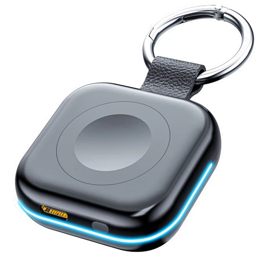 HUOTO Portable Charger for Apple Watch,Wireless Magnetic iWatch Charger 1200mAh Power Bank Travel Keychain Accessories Smart Watch Charger for Apple Watch Series 10/9/8/7/6/SE/5/4/3/2/1/UItra/UItra 2