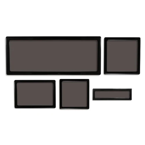 DEMCiflex Dust Filter Kit for NZXT S340, Black Frame/Black Mesh
