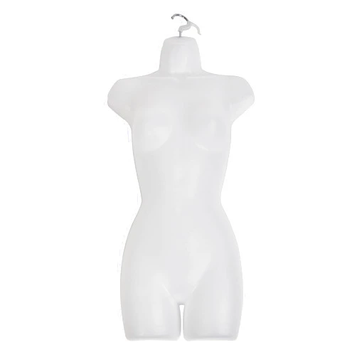 SSWBasics Female Mannequin Torso - Fits Women’s Sizes 5-10 - Molded, Shatterproof &