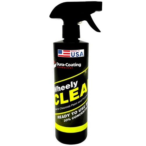 DURA-COATING TECHNOLOGY Wheely Clean - Professional Wheel Cleaner Spray - Ready-to-Use Tire Cleaner and Rim Cleaner - Suitable for Aluminum, Chrome, or Clear-Coated Wheels - Removes Brake Dust - 16 oz