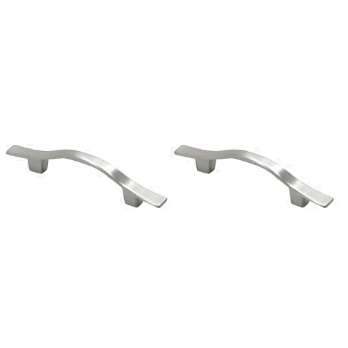Hickory Hardware P135-SN 3-Inch Cavalier Pull, Satin Nickel (Pack of 2)