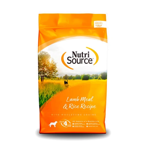 Nutrisource Lamb & Rice Adult Dog Food 5Lb