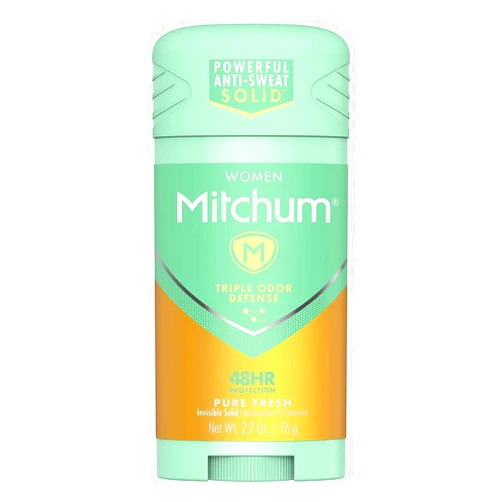 Mitchum For Women Advanced Control Anti-Perspirant Deodorant Invisible Solid Pure Fresh 2.70 oz (Pack of 3)
