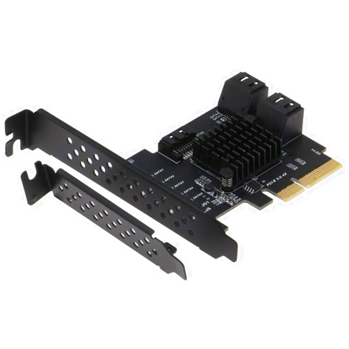Sedna - PCIe 2 x Gen III to 5 x SATA 6G Adapter Card (Support Software RAID)