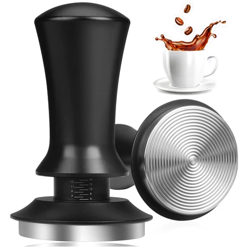 DR.LILIANG Espresso Tamper Coffee Tamp 53mm: Adjustable DR.LILIANG Hand Tampers for 53.3-54mm Portafilters, Spring-Loaded Constant Pressure Calibrated Tamper Set Tamping Accessories Gift for Barista Coffee Lover