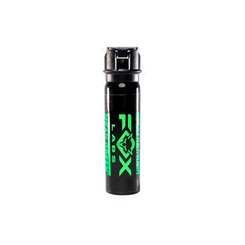 Fox Labs Mean Green Pepper Spray – 3,000,000 SHU – | 1.2% MC / 6% OC | High Purity Formula | with Green Staining Dye – Stream Spray – Maximum Strength Self Defense Spray – Made in USA