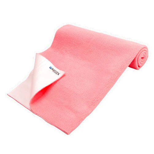 MAISSEN Waterproof Pet Dry Sheet| Coral, Medium (27.5 X 39 in)| Wash, Reuse, Quick Absorbent, Hygienic Pee Pad| Couch/ Sofa/ Bed/ Puppy Potty Training, Mattress & Car Seat Protector-Dog, Cat & All Pet