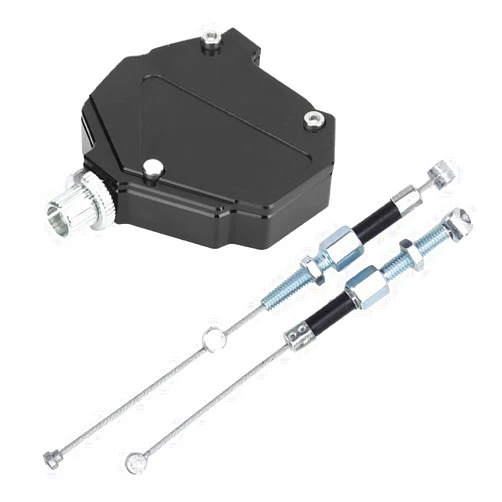 Psytfei Clutch Economizer Aluminium Alloy Easy Stunt Pull Clutch Cable Lever Motorcycles Stunt Clutch Easy Pull Cable Line Universal Clutch Economizer System for Motorcycles and ATVs(Black)