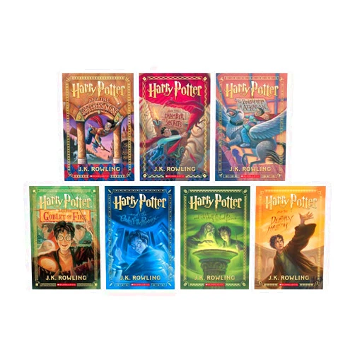 By J. K. Rowling (Author), 9781338878929 9781338878936 (Author), 9781338878943 9781338878950 (Author), 9781338878967 9781338878974 (Author), 9781338878981 (Author) & 2 more 25 Year Anniversary Editon of Harry Potter Paperback Full Book Set Volumes 1-7 (Limited Edition, Original cover)
