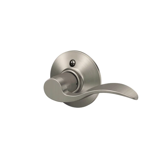 Schlage F170 ACC 619 RH Right Handed Accent Door Lever, One Sided Non-Turning Dummy Door Handle, Satin Nickel