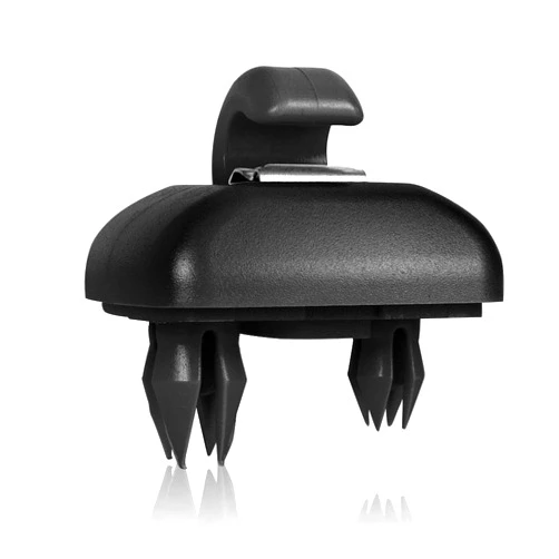 runmade Interior Black Sun Visor Hook Clip Bracket compatible with Audi 2013-2016 A1 A3 A4 A5 Q3 Q5