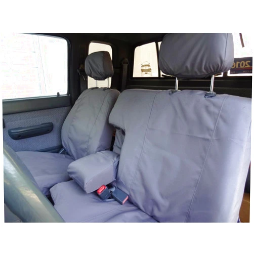 Durafit Seat Covers, Made to fit 1995-2000 Tacoma 60/40 Split Bench Custom Seat Covers. Gray Endura