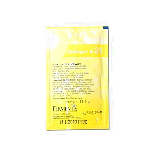 Fermentis Dry Yeast - Saflager S-23 (11.5 g) (Pack of 5)