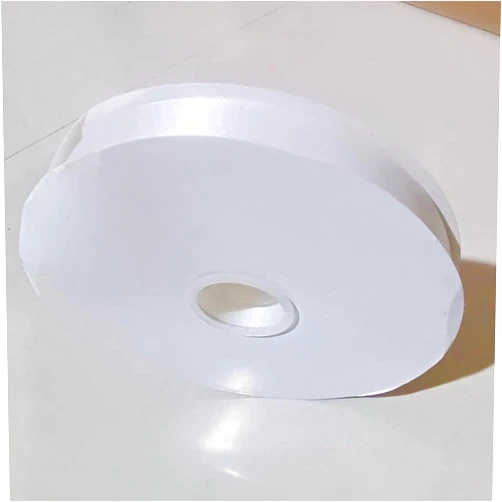 QingHan Double Faced White Satin Ribbon 7/8 Inch 100 Yards Roll