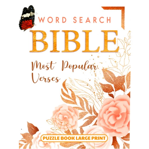 Michelle Guthrie Bible Word Search Large Print Puzzle Book: Most Popular Verses