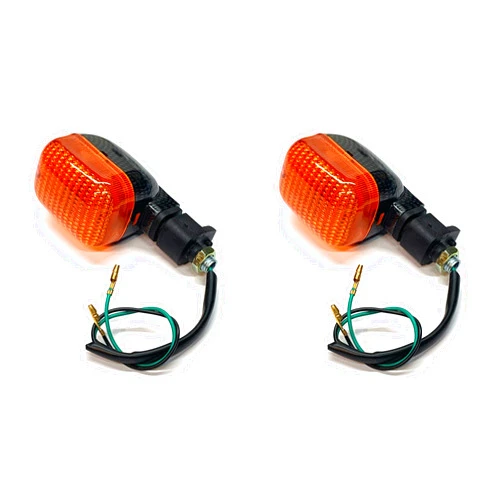 Denny Cycles Universal Tomos Style Turn Signal - Carbon Fiber - Set of 2