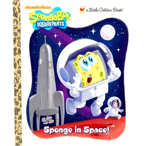 Golden Books,Heather Martinez Sponge in Space! (SpongeBob SquarePants) (Little Golden Book)