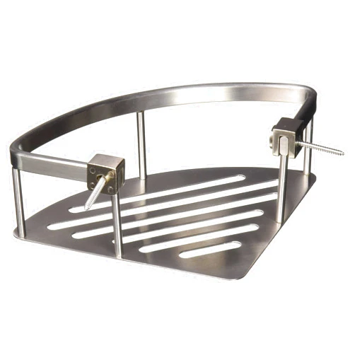 WingIts WCONCBSN8 Contour Corner Basket, 8 in, Satin Stainless Steel-2463479