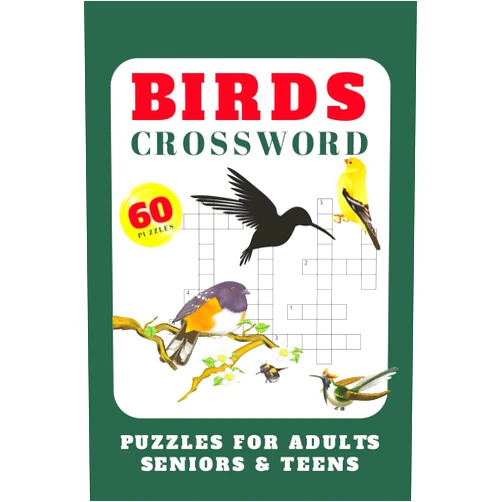 By Vividy (Author) Birds Crossword: Puzzles for Adults, Seniors & Teens