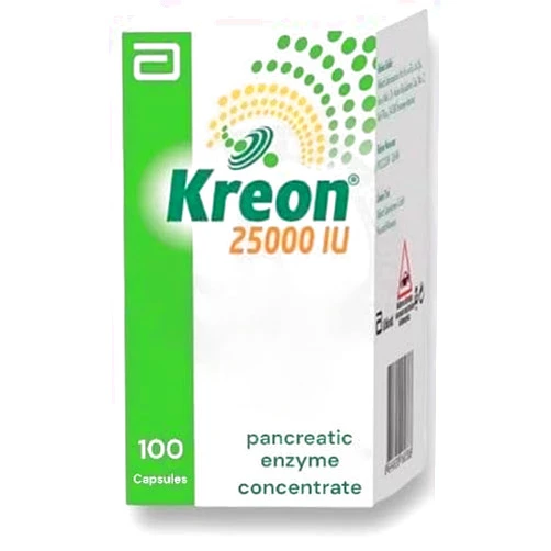 Generic Abbott KREON 25000 iu 100 Capsules..