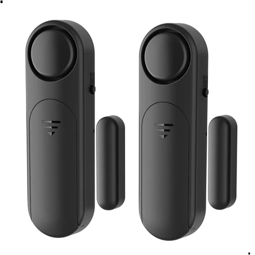 STECHRO Door Alarm Door Chime, Window Alarm Sensors for Home Security Kids Safety, Door Open Alarm Contact 120 dB Alert with 4 Feature Modes Burglar Anti-Theft for Child Safety/Home/Office/Apartment (2 Pack)