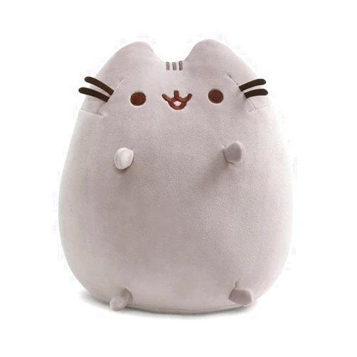 GUND Pusheen The Cat Squisheen Plush, Stuffed Animal for Ages 8 and Up, Gray, 11”