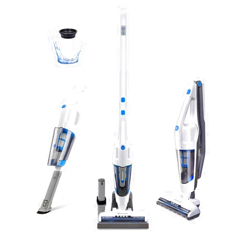 Vacmaster VSD1801 Cordless Handheld & Stick Vacuum Cleaner 2 in 1, Rechargeable Li-ion Battery Powerful Lightweight for Hardwood Floor, Carpet and Pet Hair White