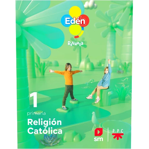 Mª Adoración Díaz Montejo,Hortensia Muñoz Castellanos Religión católica. 1 primaria. Edén. Revuela 22