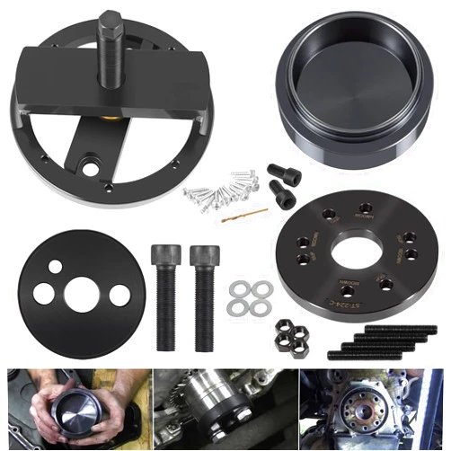 Bonbo Front & Rear Crankshaft Seal Remover & Installer With Wear Sleeve Installer Tool Kit Replace 3824498 1338 ST-191B 3824500 5046 ST-210 3164660 ST-224C 3824078 For Cummins 3.9L 5.9L 6.7L 1989-2016