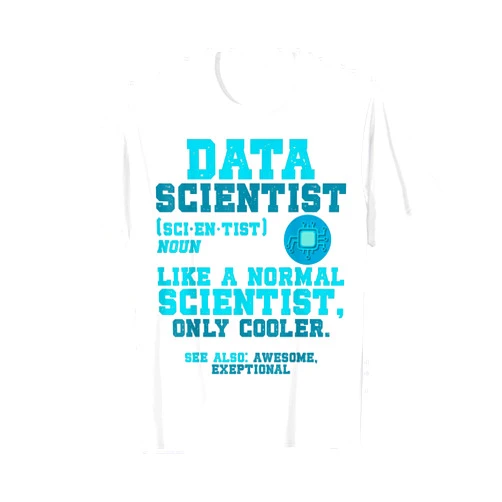 Data Scientist Definition Data Analysis Data Scientist Definition Statistics Data Science T-Shirt