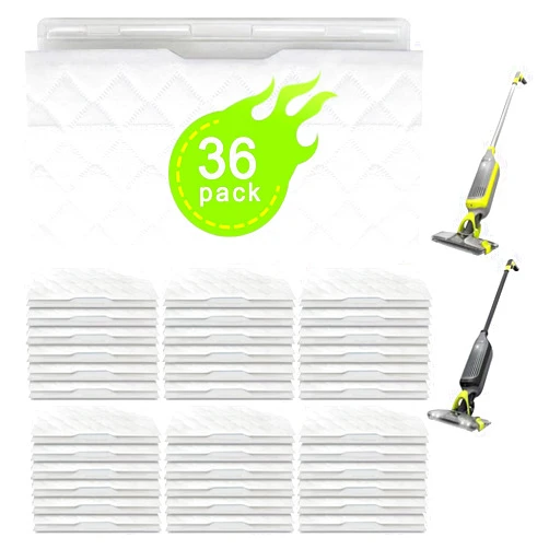 TAFZYKD 36 Pack Compatible with Shark Vacmop Replacement Pads, Disposable Hard Floor Vacuum for Shark and Mop Pad Refill, for Shark Vacmop VM252 VM250 VM200