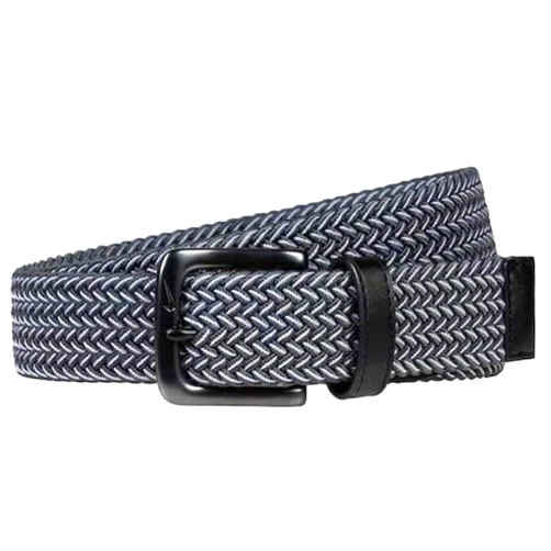 Nike NEW G-Flex Woven Stretch Dark Grey/White Golf Belt Men's Size Extra Large (44-46)